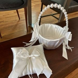 Flower girl & ring bearer pillow NEW